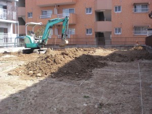 大山町の家　基礎工事