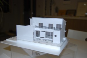 安城市　大山町の家　模型