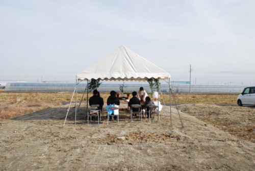 安城市「東端町の家」地鎮祭