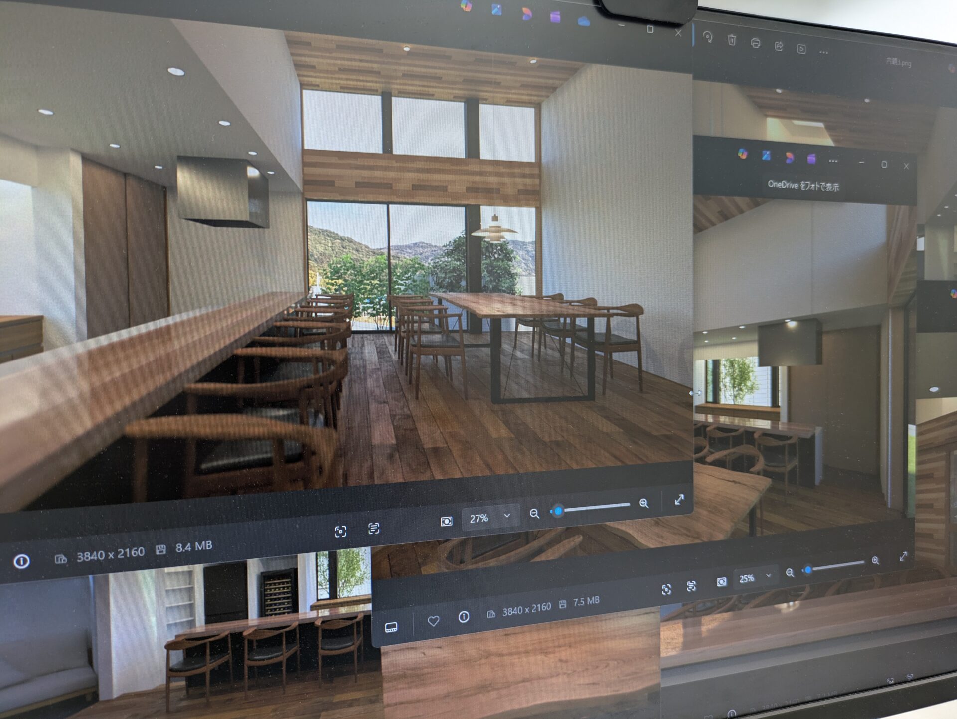 K様邸ファーストプレゼンのパース画像